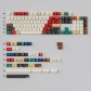 Soft Jade Mixed Light 104+45 PC Crystal Semitransparent Backlit Cherry Profile Keycaps Set Screen Printing for MX Keyboard